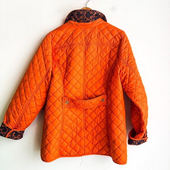 C Wonder Quilted Orange Jacket L - Picture 5 of 5